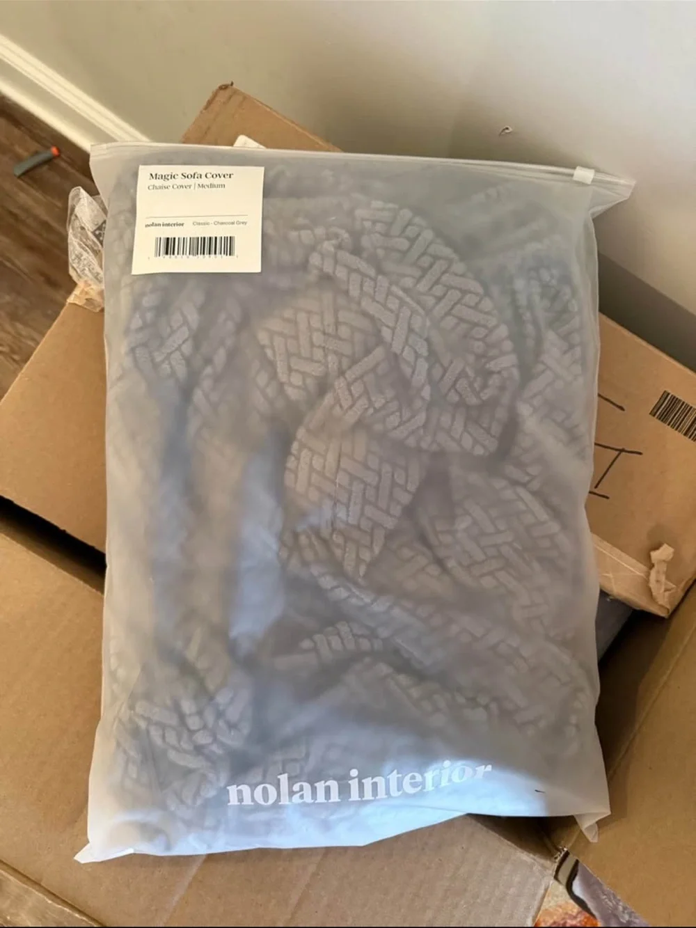 Nolan Interior Magic Couch Covers — Charcoal Grey